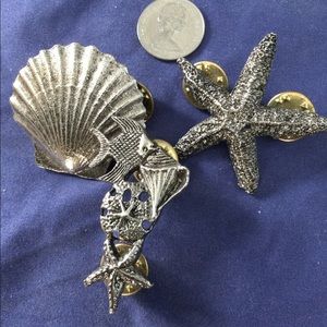 Ocean theme pins
